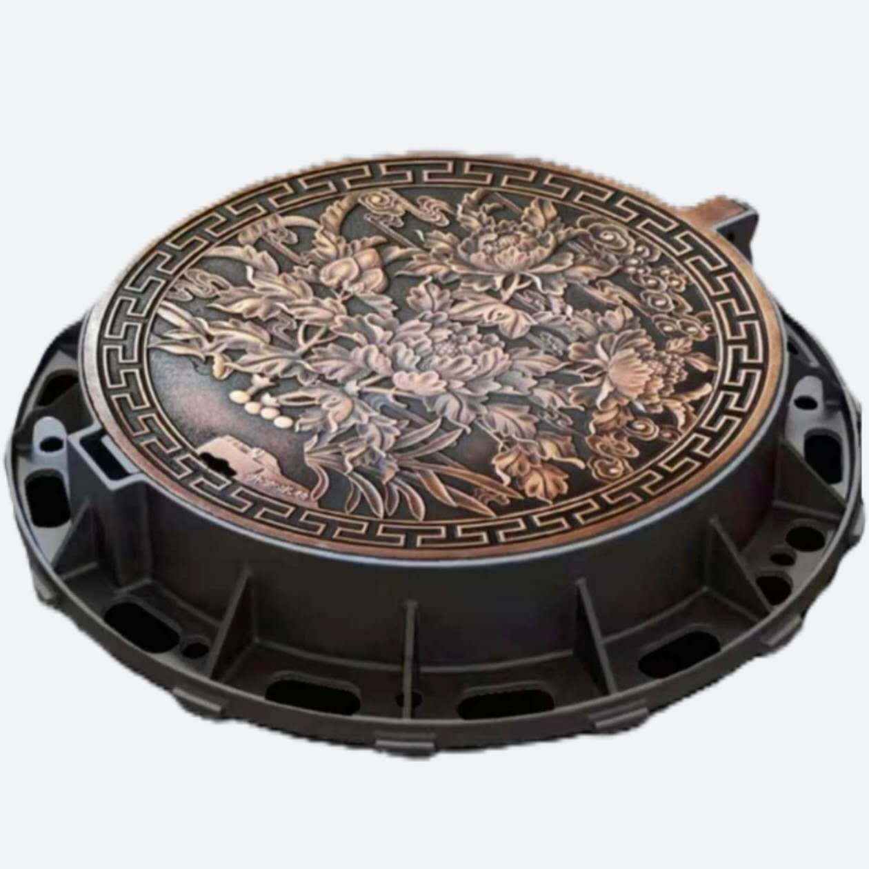 Икусство ковкий высокопрочный чугунные люки